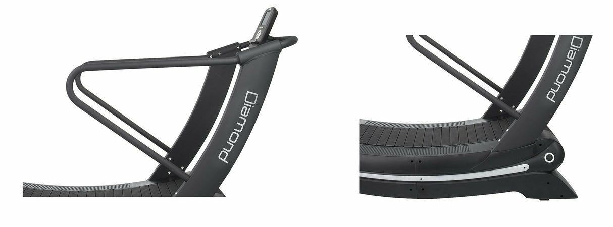 Neo Run Tapis Roulant Curvo Magnetico 120 Cuscinetti -Diamond- Piano Corsa 170 X 44 Cm - Peso Max Utente 200 Kg