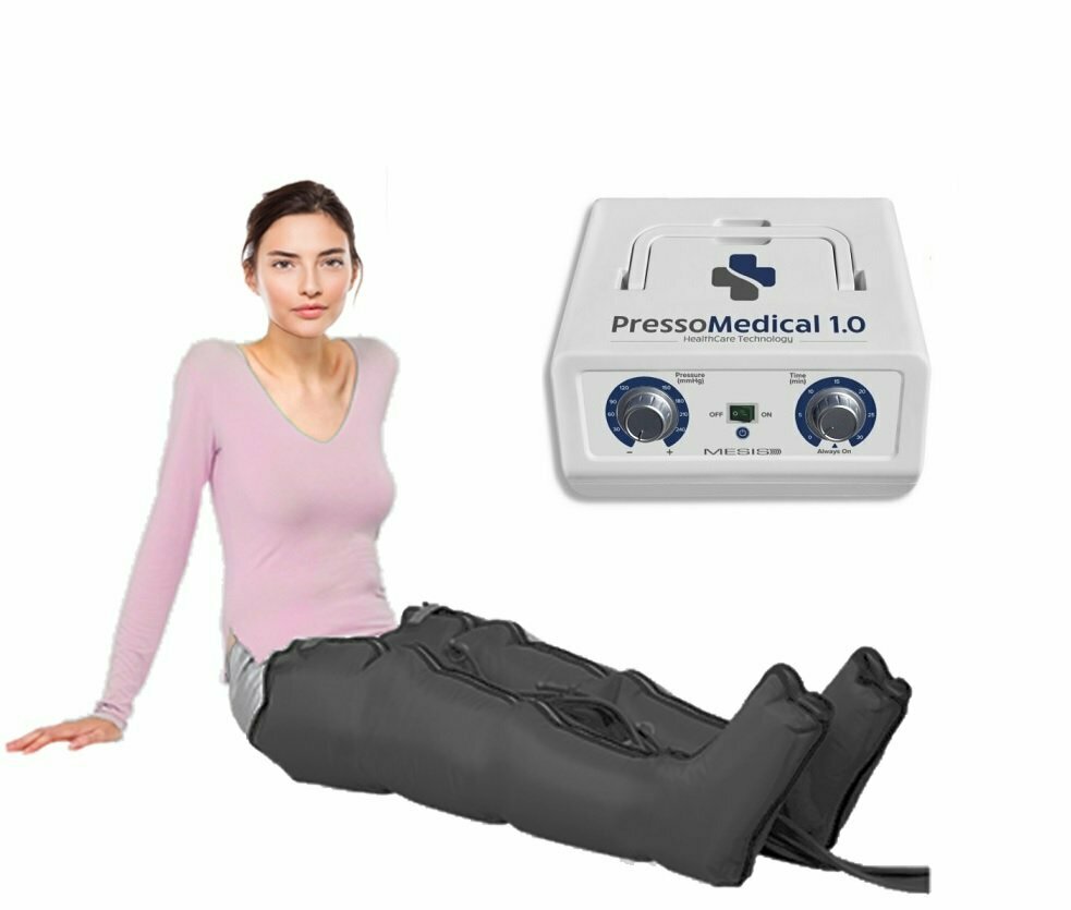 Promo Pressomedical 1.0 Basic Pressoterapia Medicale Ad Uso Professionale E Domestico Con 2 Gambali - 4 Camere D'aria - 1 Programma Cod.fo-3001-2g Mesis