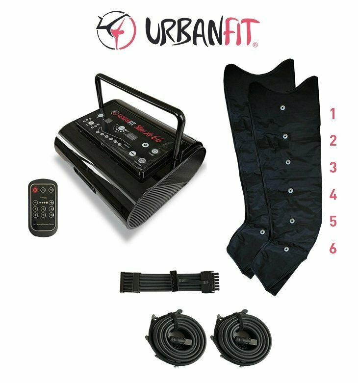 Promo Evo Slim Xp 6.6 Apparecchio Pressoterapia Con 2 Gambali A 6 Camere Cps + 6 Programmi + Con Telecomando ( Pack1) Urban Fit