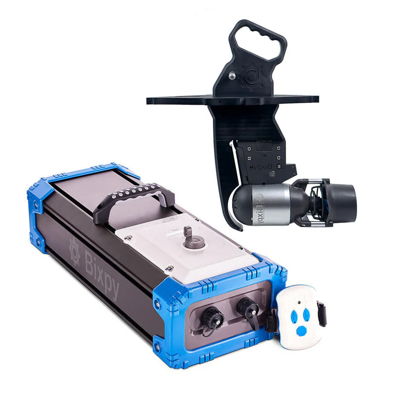 motore elettrico per kayak Bixpy K1 Angler PRO Kit Outboard con batteria inclusa PP-768 Wh + Adattatore Low Profile Thruhull Pedal Drive
