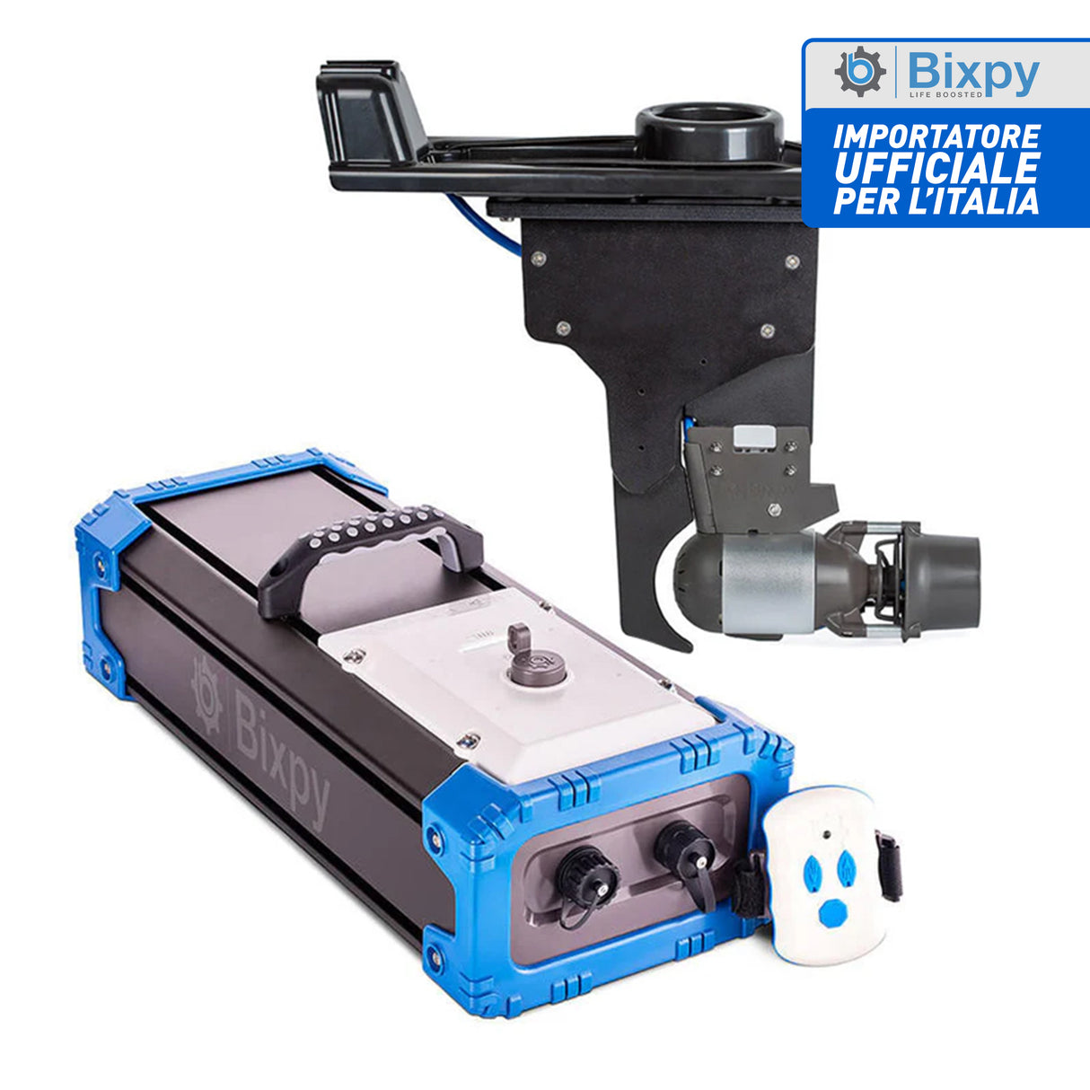 motore elettrico per kayak Bixpy K1 Angler PRO Kit Outboard con batteria inclusa PP-768 Wh + Adattatore Triken Hoodoo Pedal Drive