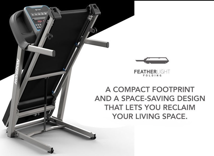 Promo TR3.0 Tapis Roulant Horizon - inclinazione manuale - Piano Corsa 127 X 40,6 Cm - Peso Max Utente 113 Kg - Velocità 16 Km/h