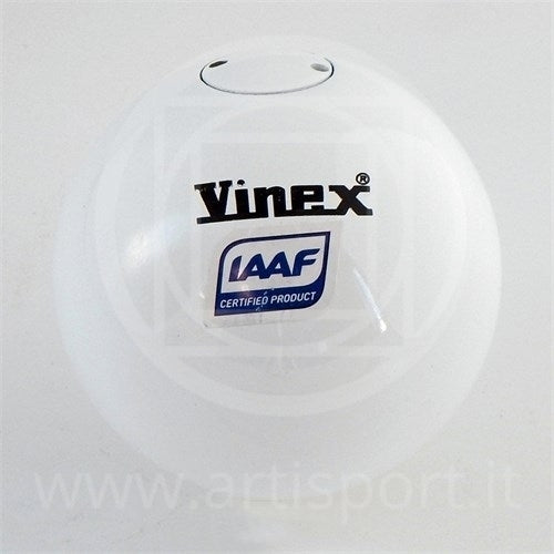 Aa1138 Palla Getto Per Lancio Del Peso In Ferro Da 4 Kg. Calibrata,omologata Iaaf Diam.103 Mm.