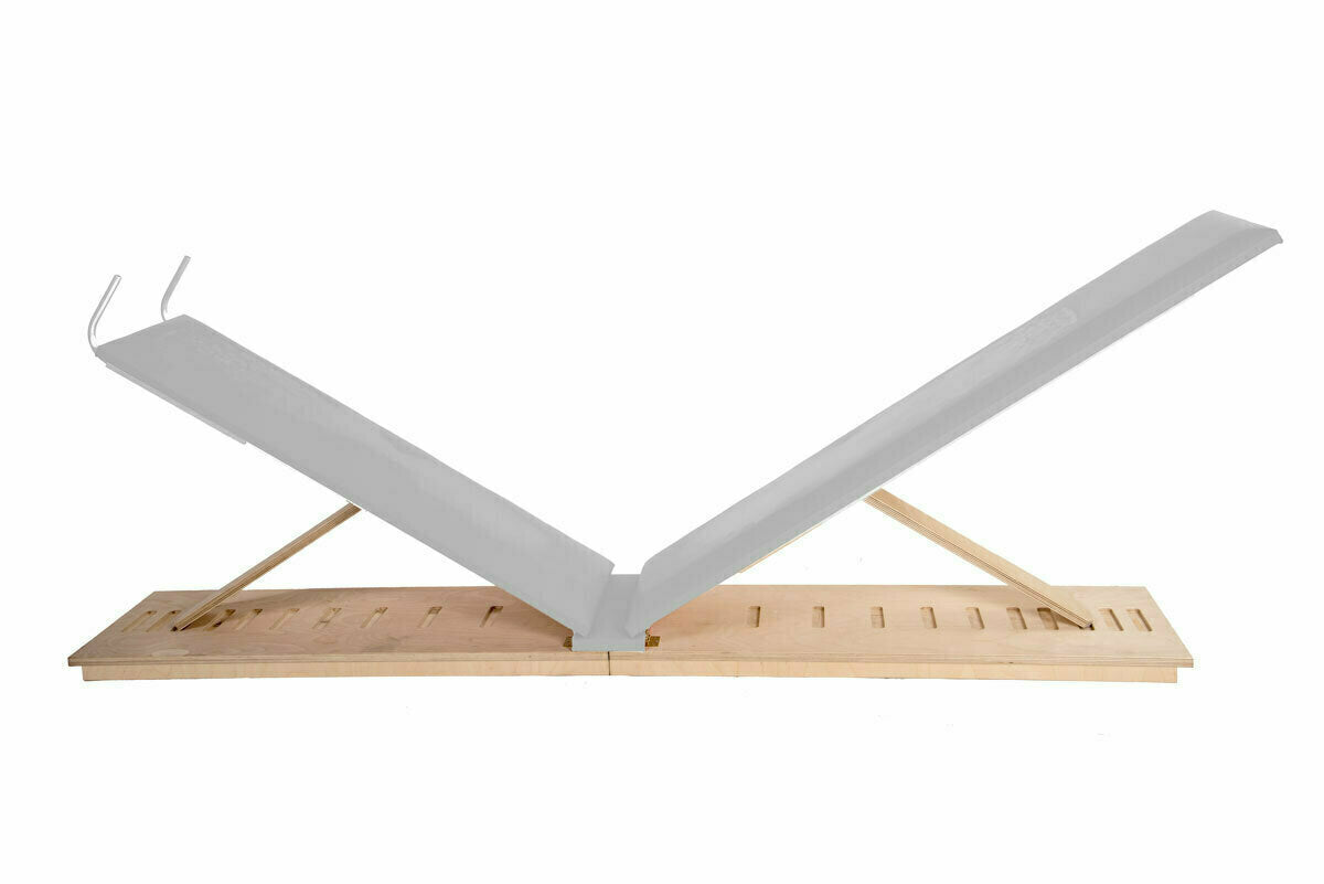 Panca Posturale Versione A Terra Per Allungamento Muscolare - Dimensioni Aperta 210 X 30 H10/118 Cm (rosso)