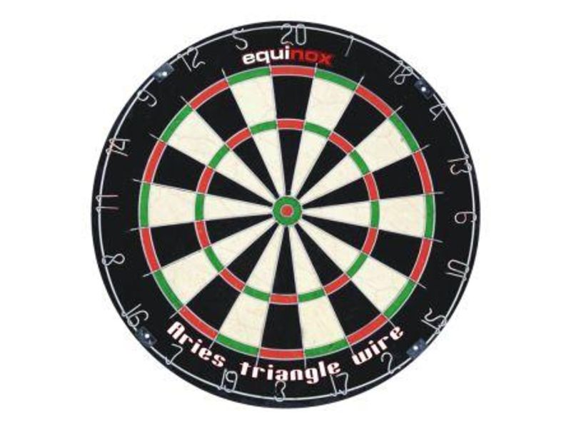Bersaglio per Freccette ARIES in Fibra Sisal incluse 6 Freccette Equinox By Garlando cod.DA-11