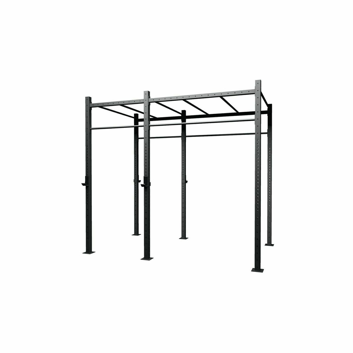 Gabbia MASTER OUTDOOR 2 campate autoportante con Monkey Station NEW! struttura 75 x 75 x 3,2 mm. / 2 coppie di appoggi bilanciere incluse LINEA GABBIE CROSSTRAINING & CALISTHENICS OUTDOOR cod. GO75-2AMS