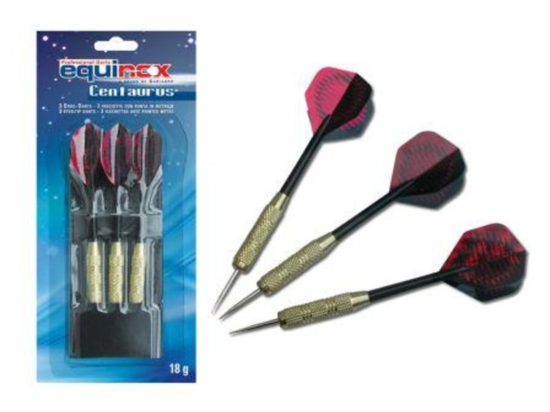 Set 3 freccette CENTAURUS con Punta in Metallo Equinox By Garlando cod.DA-101