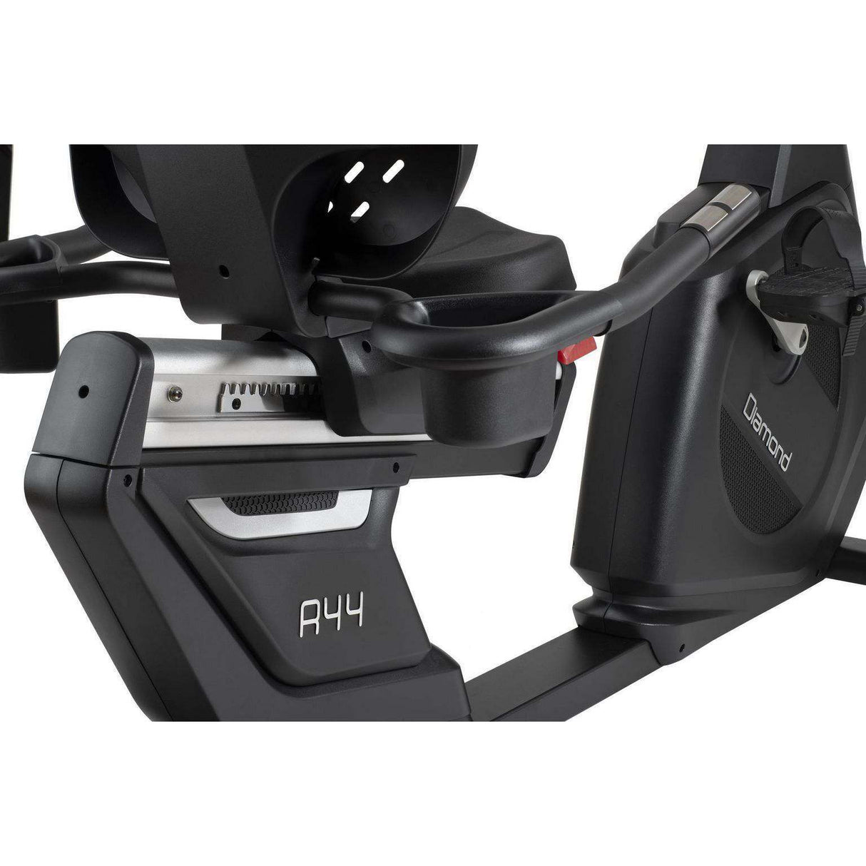 Diamond R44 Cyclette Orizzontale Professionale Ergometro compatibilità Kinomap ed iConsole+ peso volano 18 kg - peso max utente 160 kg