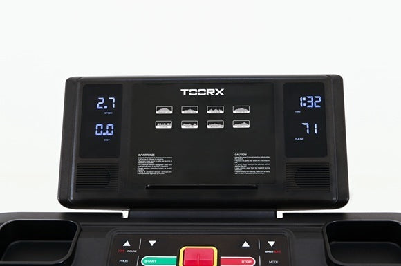 Promo Rambler Tapis Roulant Toorx Inclinazione Elettrica - APP Ready 3.0 - Utente 110 Kg - Velocità: 1 - 16 Km/h - Piano Corsa 45 x 132cm