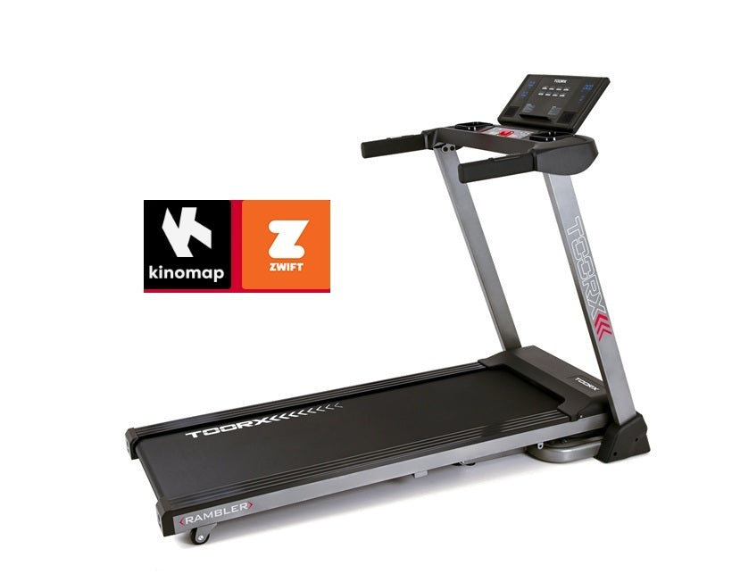Promo Rambler Tapis Roulant Toorx Inclinazione Elettrica - APP Ready 3.0 - Utente 110 Kg - Velocità: 1 - 16 Km/h - Piano Corsa 45 x 132cm