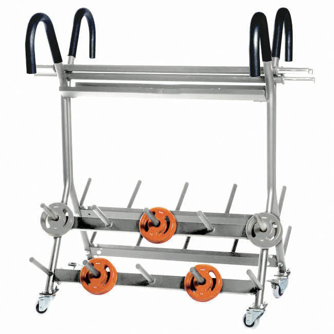 Rastrelliera Porta Body Pump Set (20 posti) Linea Toorx RBP-20