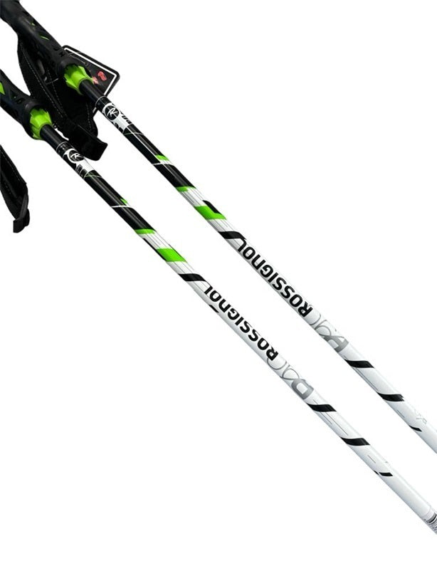 MIS.115 Bastoncini sci Rossignol bianco/verde cod.RDE2030
