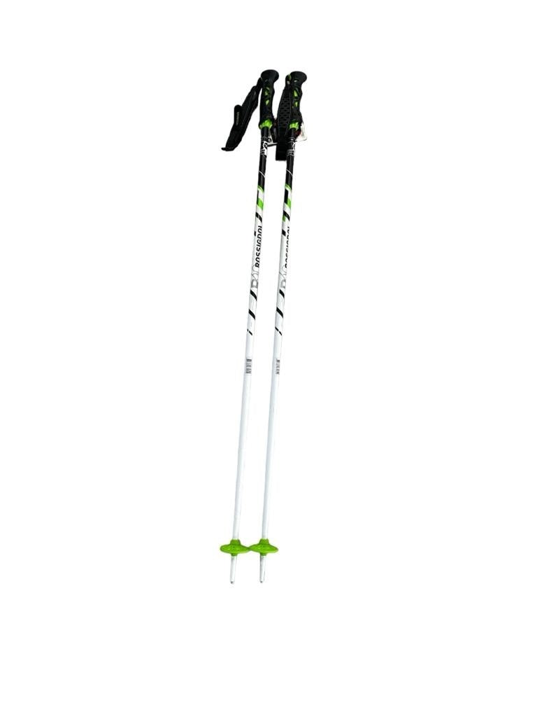 MIS.115 Bastoncini sci Rossignol bianco/verde cod.RDE2030