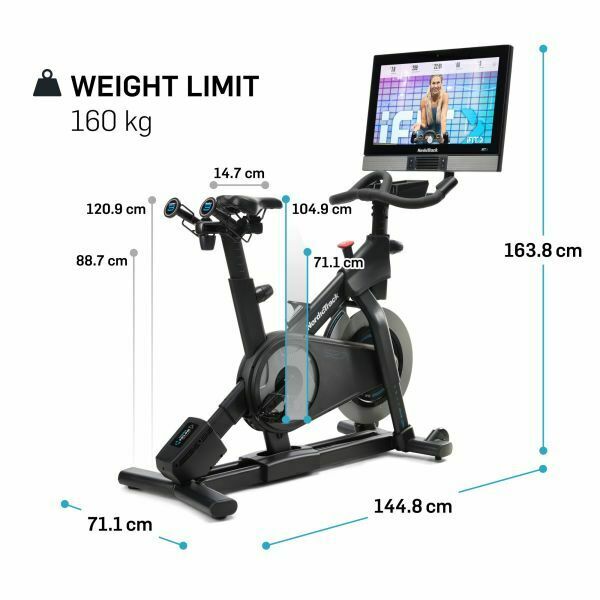 Promo Gym Bike Studio 27i resistenza magnetica Nordictrack cod.NTEX02722-INT - con App Ifit integrata - peso max utente 160 kg schermo touchscreen da 27" - compreso 1 anno di abbonamento IFIT