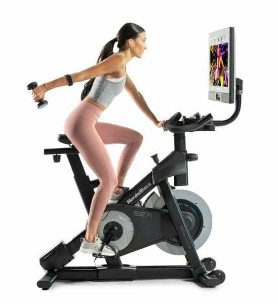 Promo Gym Bike Studio 27i resistenza magnetica Nordictrack cod.NTEX02722-INT - con App Ifit integrata - peso max utente 160 kg schermo touchscreen da 27" - compreso 1 anno di abbonamento IFIT