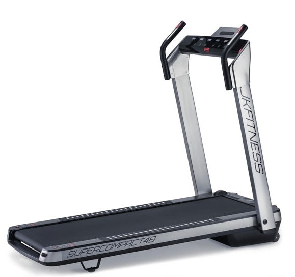 Tapis Roulant Jk Fitness Supercompact 48 Compatibili Zwift E Kinomap - Velocità 16 Km/h - Motore 2.0 Hp - Peso Max Utente 120 Kg Cod.sc-48 Silver