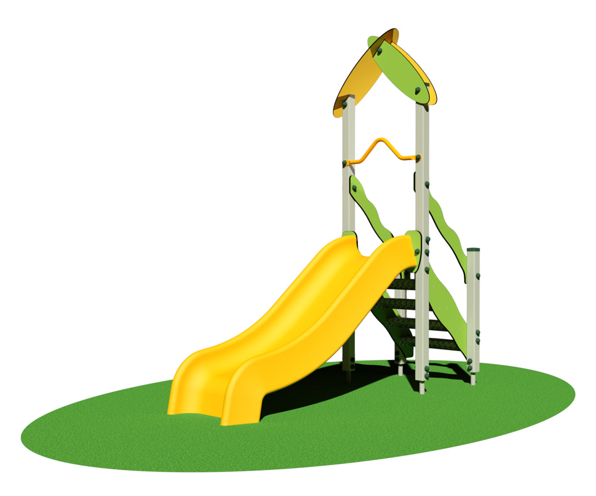 SCIVOLO MOWGLI 960 SG con Scala a Gradini - GIOCHIPARK cod. 960 SG A/B