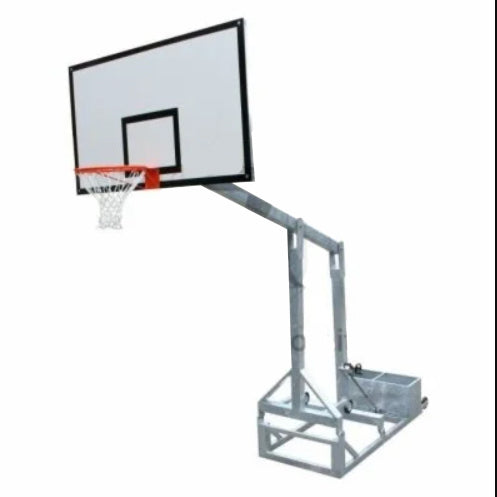 Ab1300/4 1 Coppia Impianto Basket Richiudibile, Trasportabile, Sbalzo 165 cm. Chiusura a Cremagliera