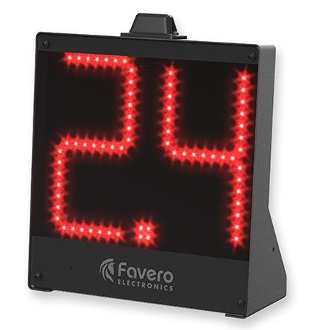 Tabellone Elettronico - Pannello Visualizzatore Dei 24 Secondi. Wireless, Omologato Fiba. cod.WSC-24s art.268-10