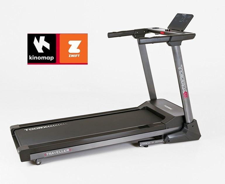 Tapis Roulant Traveller Toorx Inclinazione Elettrica - APP Ready 3.0 - Utente 120 Kg - Velocità: 1 - 18 Km/h - Piano Corsa 47 x 140 cm
