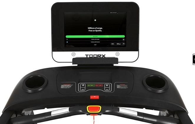 TRX-3500-TFT TAPIS ROULANT MOTORE AC fascia cardio inclusa APP READY 3.0 compatibile con Zwift, Kinomap e I-console - piano corsa 164 x 60 cm - velocità 24 km/h - utente 160 kg TOORX