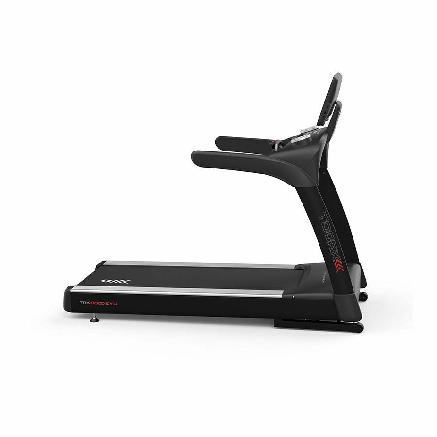 TRX 8500EVO Tapis roulant professionale App Ready 3.0 Piano Corsa 58 x 156 cm Velocità 1,0 - 22,0 Km Peso max utente 160 Kg Inclinazione Elettrica Corrente Alternata Linea Toorx Professional