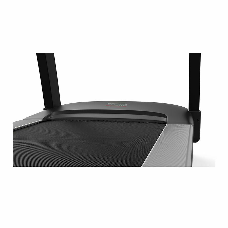 TRX 8500 EVO TFT Tapis roulant App Ready 3.0 NEW Compatibile Con Zwift E Kinomap Velocità: 0,8 - 24,0 Km/h Piano di corsa: 60 X 164 cm Peso Max utente: 160 kg Corrente Alternata Linea Toorx Professional Line Tappeto Elettrico Palestra