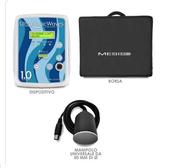 Mesis UltrasonicWaves 1.0 Ultrasuono linea medicale; uso domestico e professionale dotazione SOLO cod. ULTRASONICWAVES 1.0 (SO) - 313 programmi
