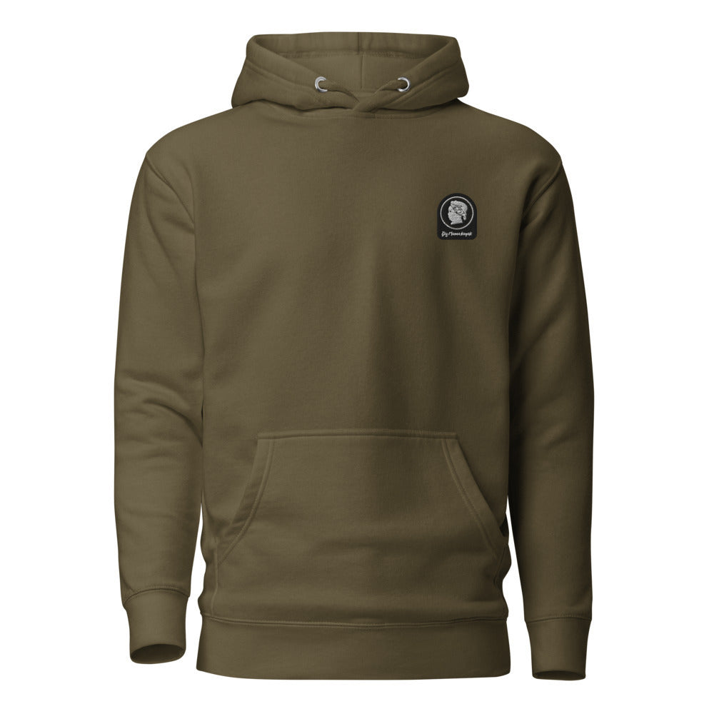 Felpa con cappuccio Big Mama Kayak - Verde Militare