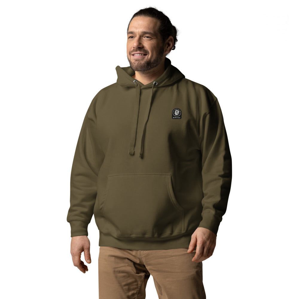 Felpa con cappuccio Big Mama Kayak - Verde Militare
