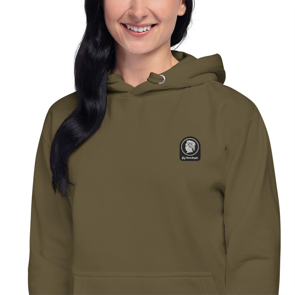 Felpa con cappuccio Big Mama Kayak - Verde Militare