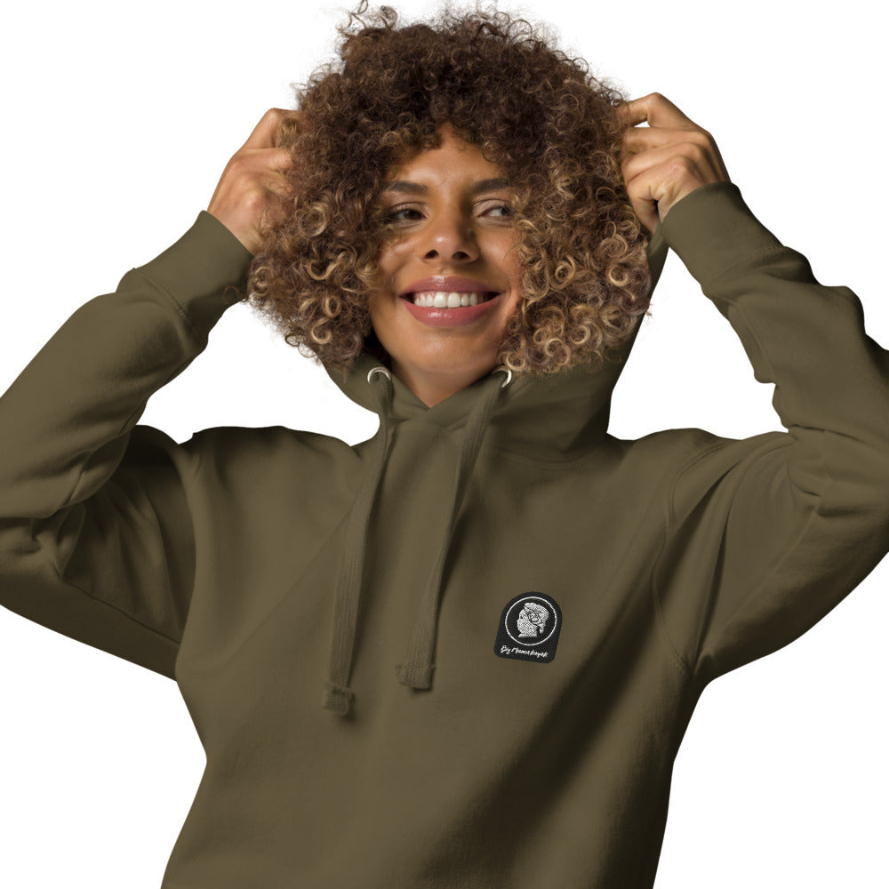 Felpa con cappuccio Big Mama Kayak - Verde Militare