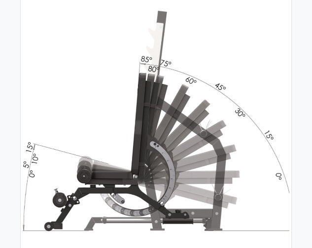 Panca Piana regolabile olimpica WBX 3900 LINEA TOORX PROFESSIONALE cod.wbx-3900