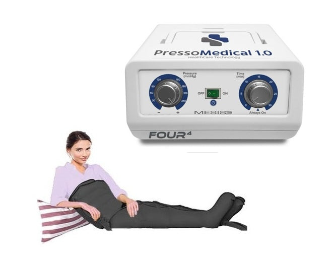 Pressoterapia MESIS PressoMedical 1.0 Advance a 4 camere FO-3001-2GK con 2 gambali + Kit Slim Body