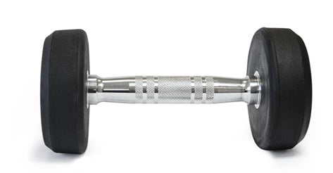 MANUBRIO GOMMATO TONDO PRO BLACK 34 KG COD. MGTD34-PN LINEA DIAMOND FITNESS