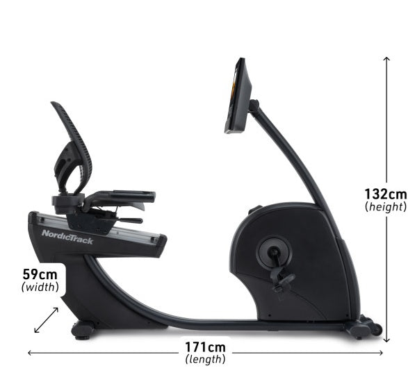 GX 10 Recumbent cyclette magnetica Nordictrack cod.NTEX14925-INT - cyclette orizzontale con incluso abbonamento IFIT per 1 anno - peso max utente 159 kg