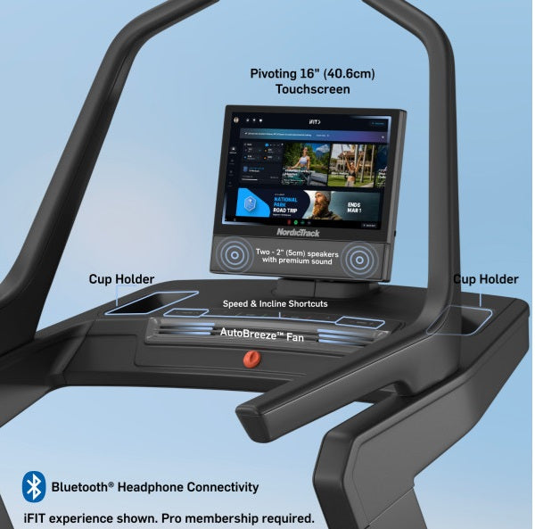 promo Tapis Roulant NordicTrack X16 Incline Trainer cod.NTL29225-INT