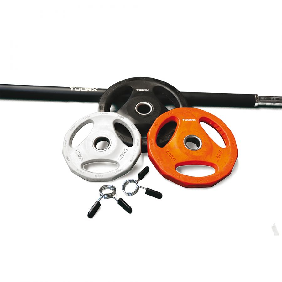 Set 4 dischi 2,5 kg. per Body Pump Linea Toorx