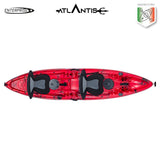 Kayak - canoa 2 posti Atlantis ENTERPRISE EVOLUTION cm 385 - 2 gavoni - 2 seggiolino - 2 pagaie