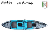 Kayak-canoa Atlantis COSMIC KARP cm 390 - 2 gavoni - 2 seggiolini - 2 pagaie