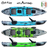 Kayak-canoa Atlantis COSMIC KARP cm 390 - 2 gavoni - 2 seggiolini - 2 pagaie