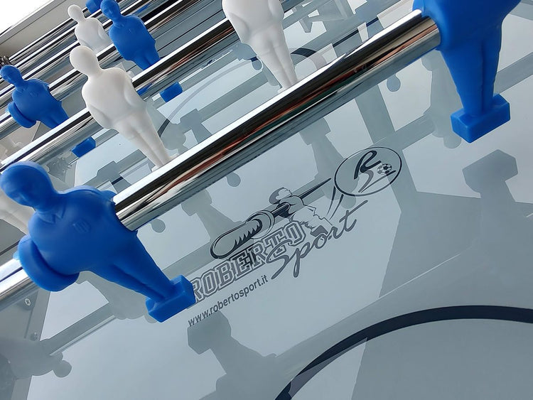 Calciobalilla Roberto sport Blue Wave Outdoor - aste rientranti