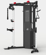 TOORX Stazione Fitness Dual Pulley  CSX-90 con doppio pacco pesi 75 kg. cad. + rack