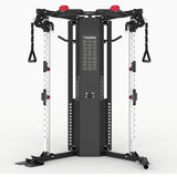 TOORX Stazione Fitness Dual Pulley  CSX-90 con doppio pacco pesi 75 kg. cad. + rack