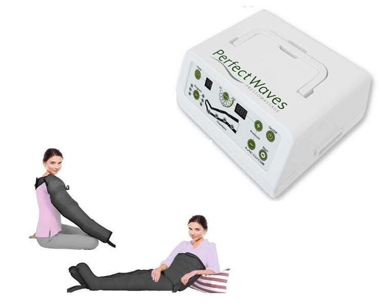 Promo Pressoterapia MESIS PerfectWaves a 4 camere DOTAZIONE PRO  2 gambali + Kit Slim Body + Bracciale COD. PSG-PW-2GKB