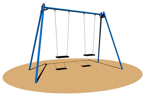 ALTALENA CELESTE 1 POSTO (sedile piano)