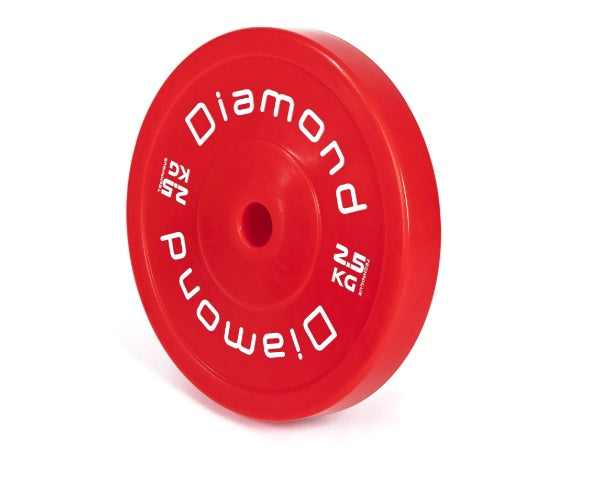 Disco Bumper Technique 2,5 cm foro 50 mm cod.DTECH2,5 Linea Diamond Fitness