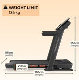 Promo CARBON TLX new 2025 - TAPIS ROULANT Proform cod. PFTL90925-INT - peso max utente 136 kg - velocità 20 km/h - Compatibile con App Ifit