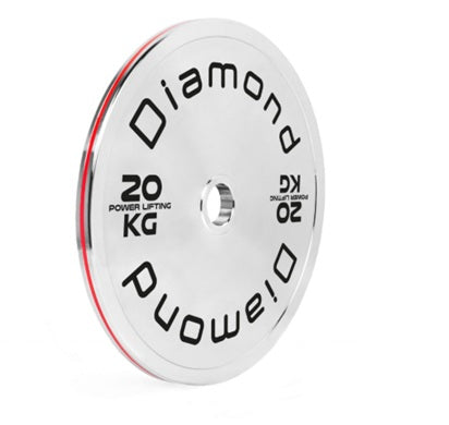 Disco Olimpico in Acciaio per Powerlifting 2,5 kg - Linea Diamond Fitness - Cod. DAPL-2,5