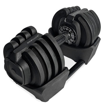 Manubrio A Carico selezionabile da 1,5 a 18 kg cod.MS18J JK FITNESS - trasformabile in kettlebell